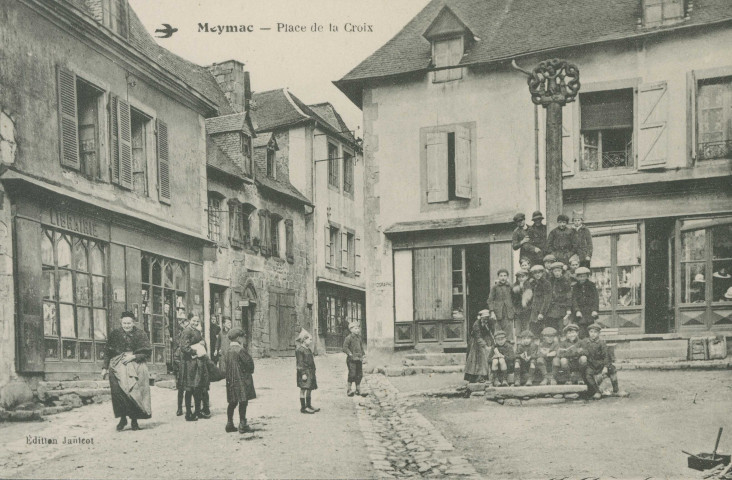 Meymac : "Meymac - Place de la croix".