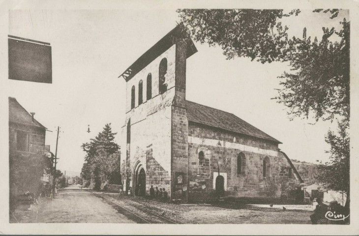Brignac-la-Plaine : "Brignac-la-Plaine (Corrèze) - L'église".