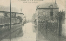 Brive-la-Gaillarde : "6 - Inondations du 30 novembre 1910 - Brive - Route des Bordes".