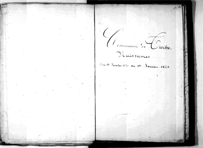 Tables décennales des décès (1833-1842)