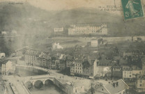 Tulle : "19 Tulle - Pont de la Barrière et Ecole supérieure des jeunes filles".