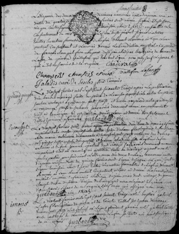 Baptêmes, mariages, sépultures (1773-1792)