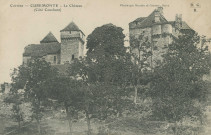 Curemonte : "Corrèze - Curemonte - Le château (côté Couchant)".