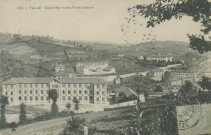 Tulle : "152 - Tulle - Ecole normale d'instituteurs". Vue sur la caserne des Récollets.