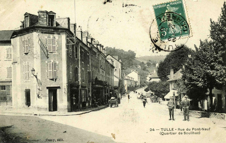 "24 - Tulle - Rue du Pont-Neuf (quartier de Souilhac)".