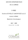 Répertoire chronologique : 25 janvier 1867-17 juin 1888
