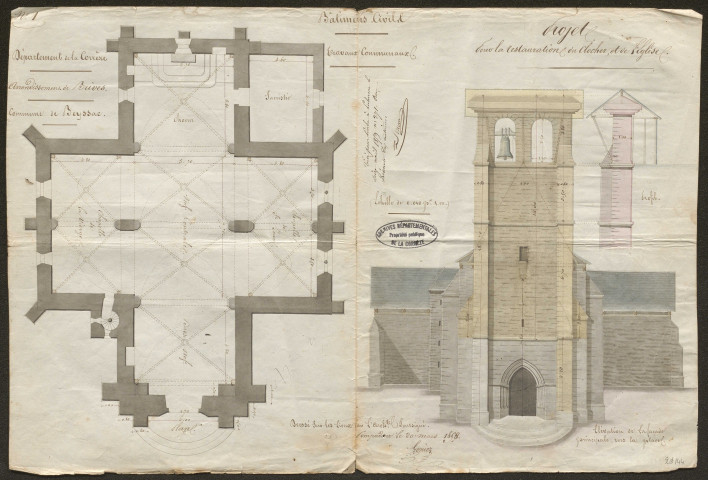 Église. Presbytère.