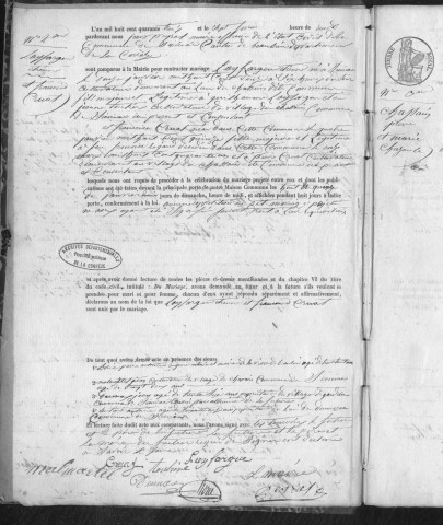 Mariages (1843-1882)