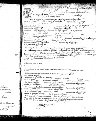 Mariages (1803-1848)