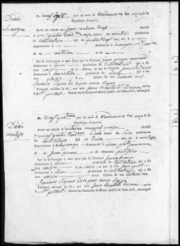 Décès (1803-1827)