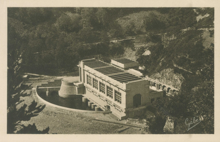 Liginiac : "L'usine hydro-électrique de Marèges (Corrèze) - Vue d'ensemble".