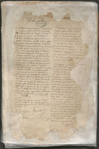 État général des fonds.