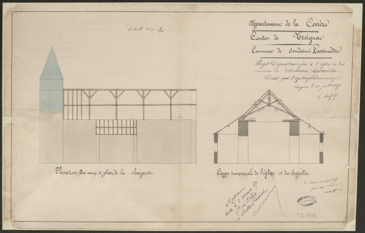 Église. Presbytère.