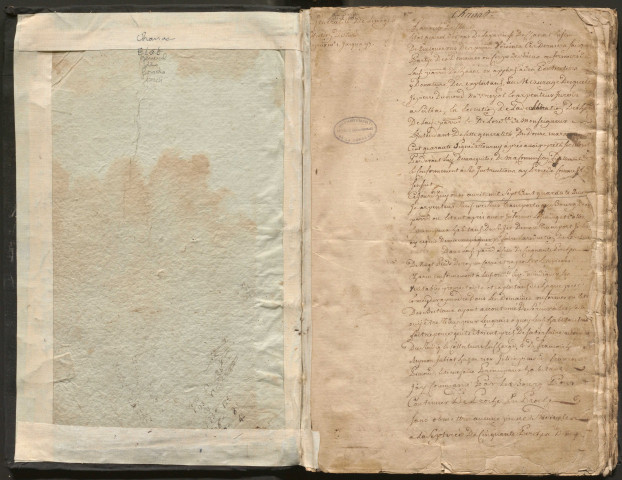 État général des fonds. 1744