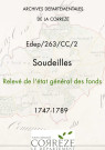 Relevé de l'état général des fonds. 1747-1789