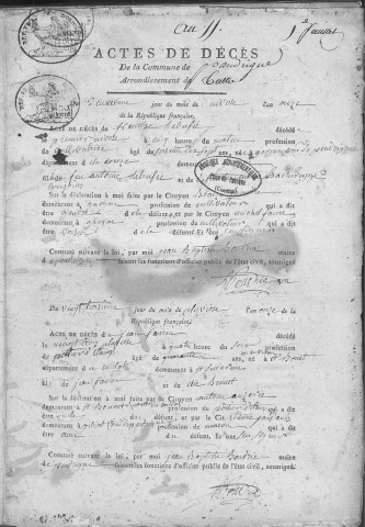 Décès (1803-1848)