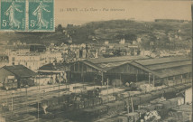 Brive-la-Gaillarde : "52. Brive - La gare - Vue intérieure".