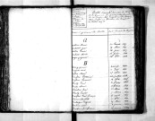Tables décennales des décès (1813-1822)