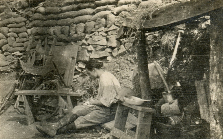 La barda du réceptionniste.