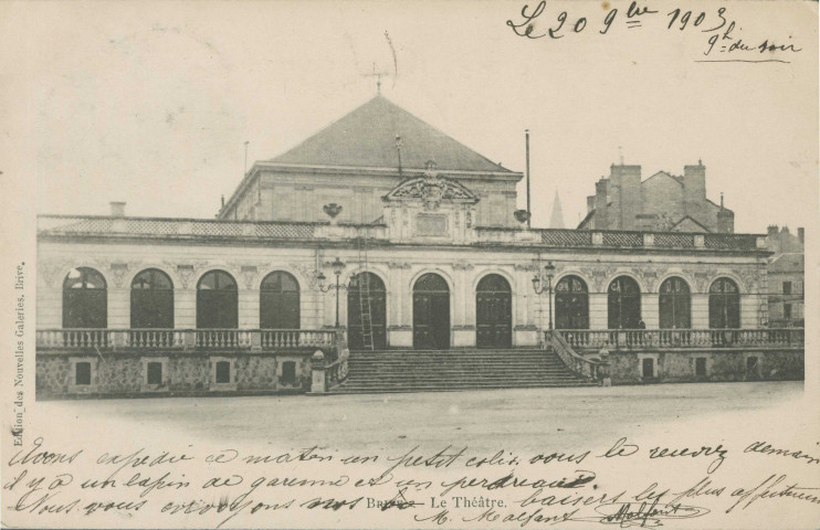 Brive-la-Gaillarde : "Brive. - Le théâtre".