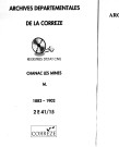 Mariages (1882-1902)