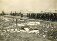 Infanterie anglaise en transit.