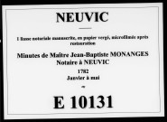 janvier-mai 1782