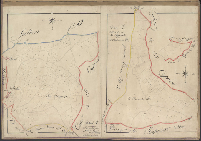 Sections C1du Puy d'Ayen et C2 des Chaumonds