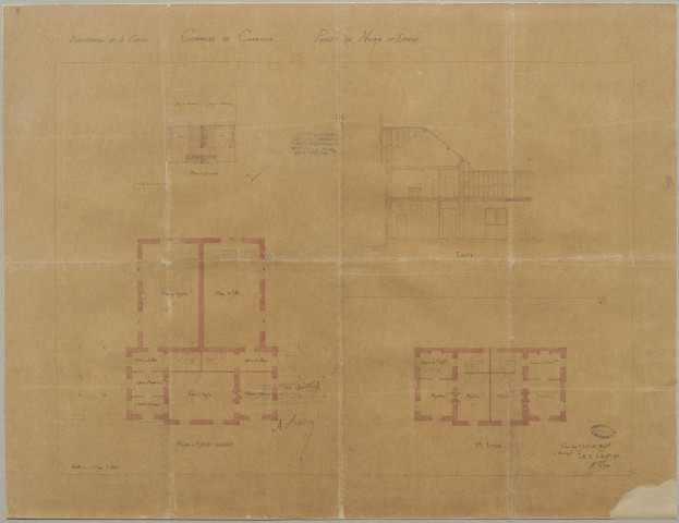 Maison d'école. Ecole des Barrières.