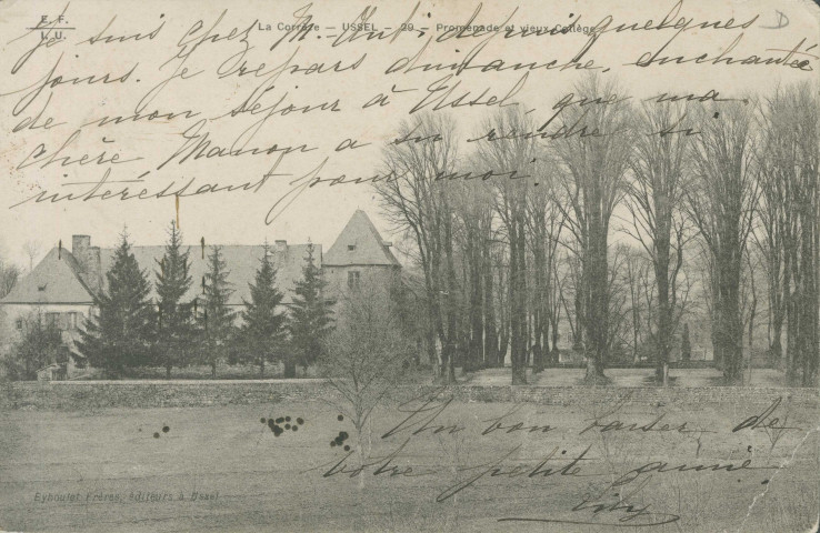 Ussel : "La Corrèze - Ussel - 29 - Promenade et vieux collège".