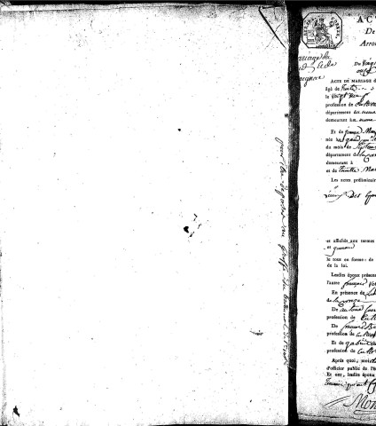 Mariages (1803-1848)