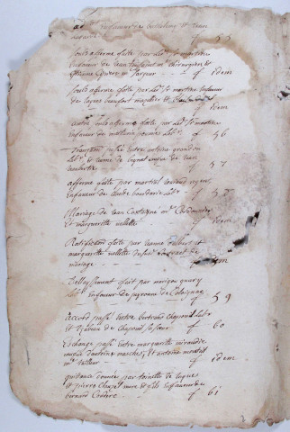 Répertoire chronologique : 1698-1714