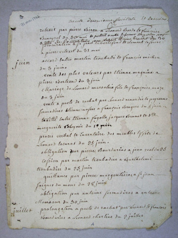 Répertoire chronologique : 31 mai 1787-26 fructidor an V