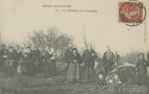 Folklore : "Scène du Centre - 29 - Le dimanche à la campagne".
