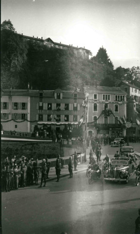 Visite du maréchal Pétain.