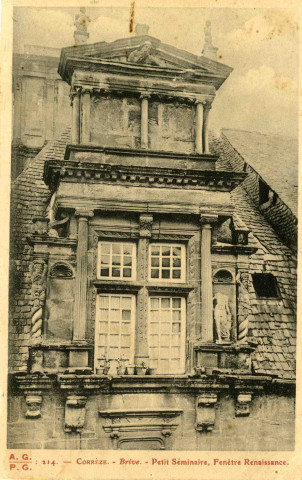 "214 - Corrèze. - Brive. - Petit Séminaire, Fenêtre Renaissance.