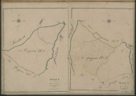 Sections C1 et C2 des Gourgeatels et des Queyries