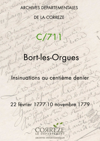 22 février 1777-10 novembre 1779