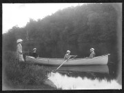 Balade en barque à l'étang [de Ruffaud].