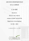 Répertoire chronologique : 1 vendémiaire an XIII-1 avril 1832