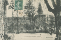 Saint-Augustin : "St Augustin (Corrèze) - L'église".