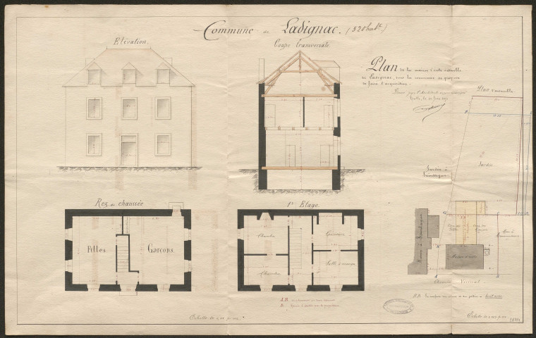 Maison d'école.