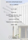 Répertoire alphabétique : A-M