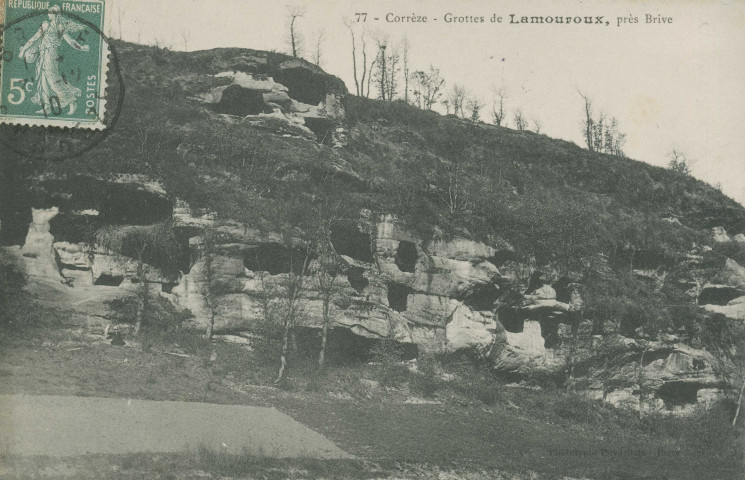 Noailles : "77 - Corrèze - Grottes de Lamouroux, près Brive".