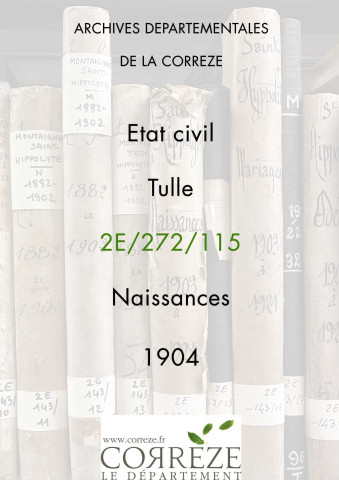 Naissances (1904).
