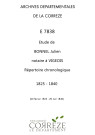 Répertoire chronologique : 20 février 1825-20 mai 1840