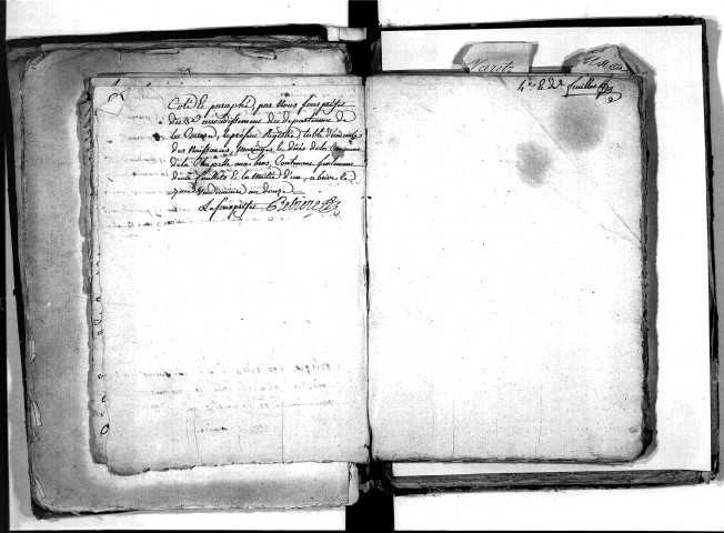 Tables décennales des décès (1792-1802)