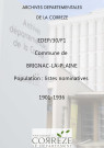Population : listes nominatives. 1901-1936