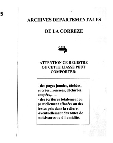 Naissances, mariages, décès (1853-1862)