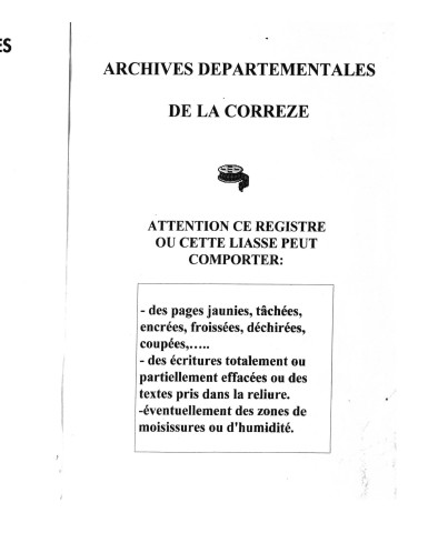 Naissances, mariages, décès (1853-1862)